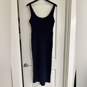 Navy Sleeveless Maxi Dress, Legoe Heritage